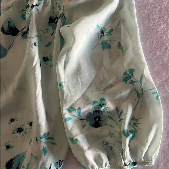 2 XS Lauren Conrad Top Floral Shirt Blouse Fall Long Sleeve Womens Lot Bundle - Picture 13 of 16